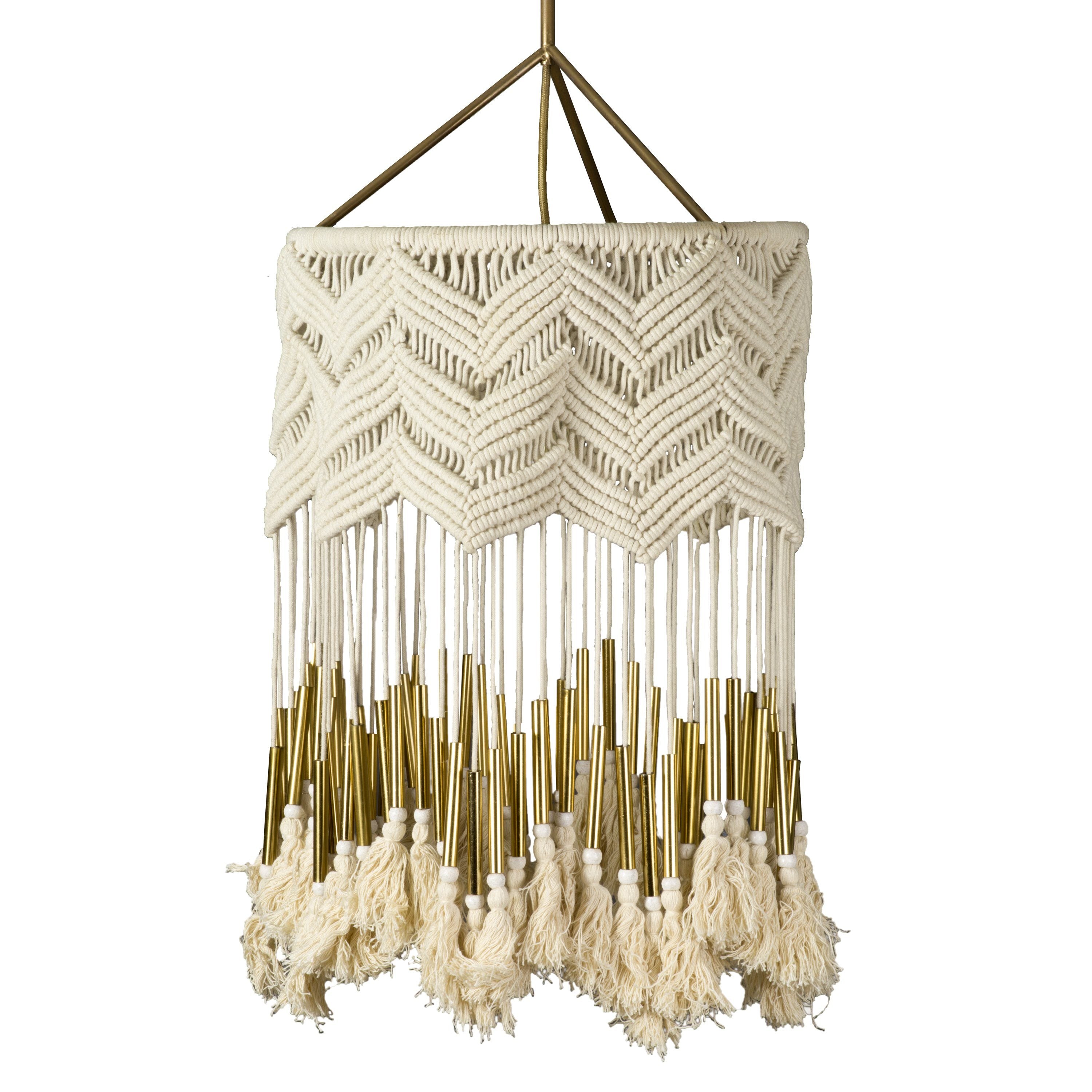 Pinnacles Macrame Pendant Light