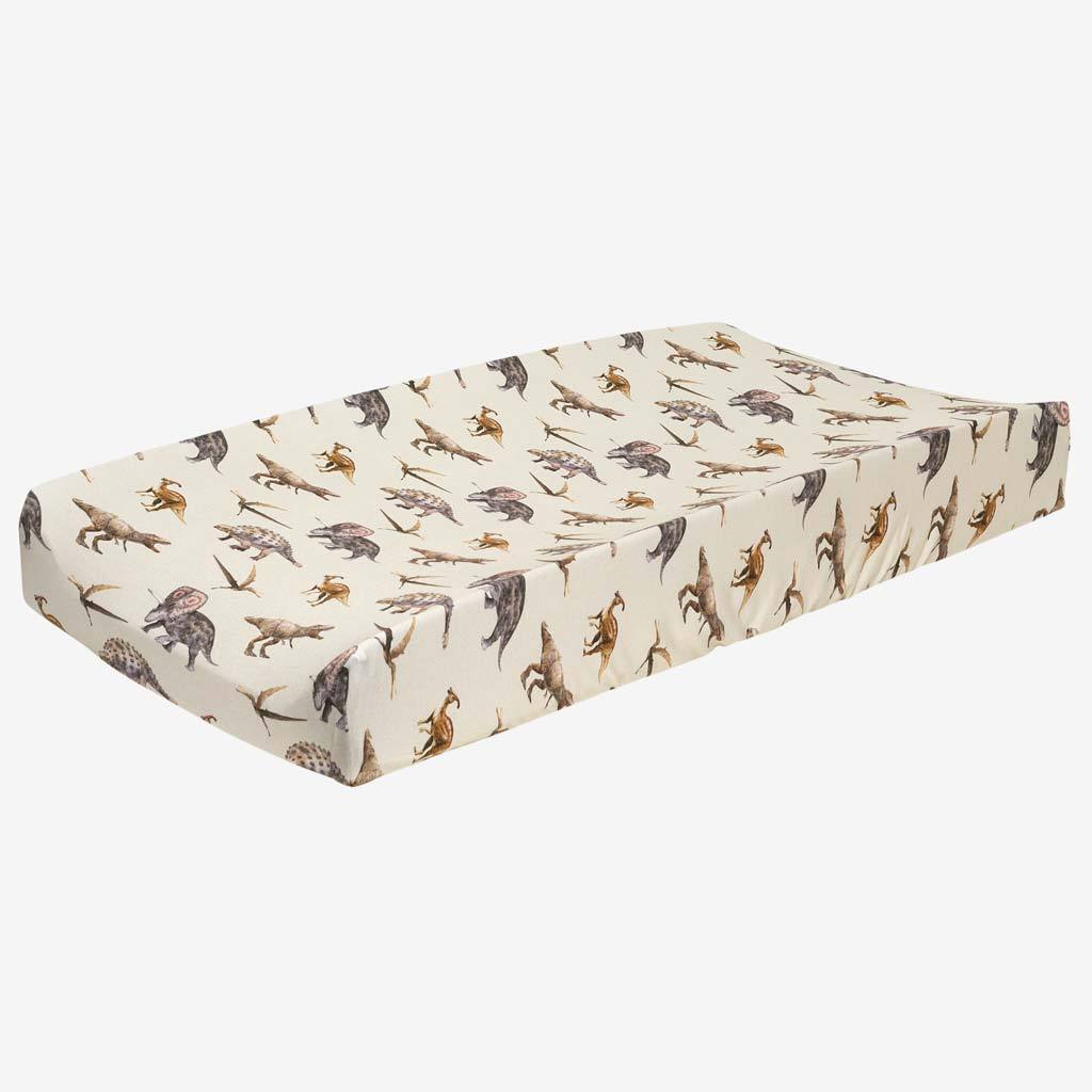 Vintage Dino Changing Pad Cover