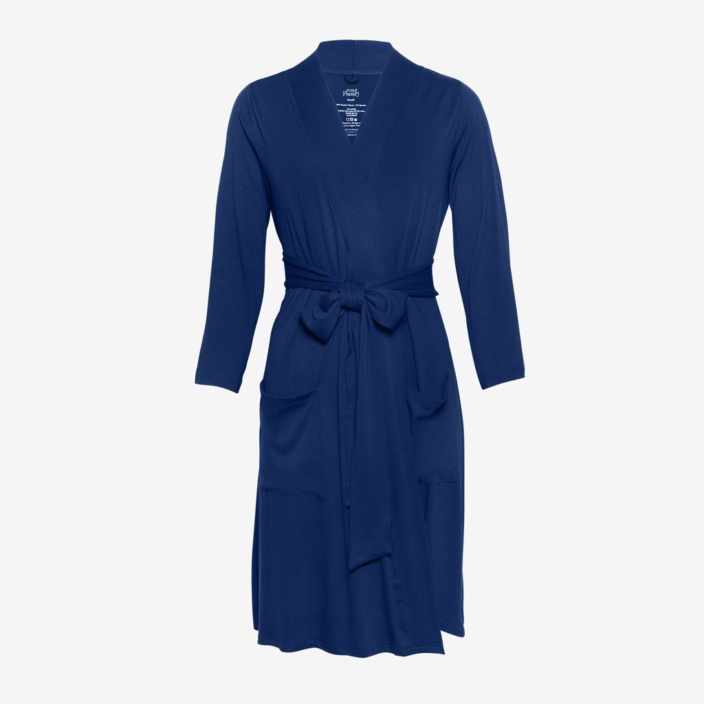 Sailor Blue Solid Robe - Large