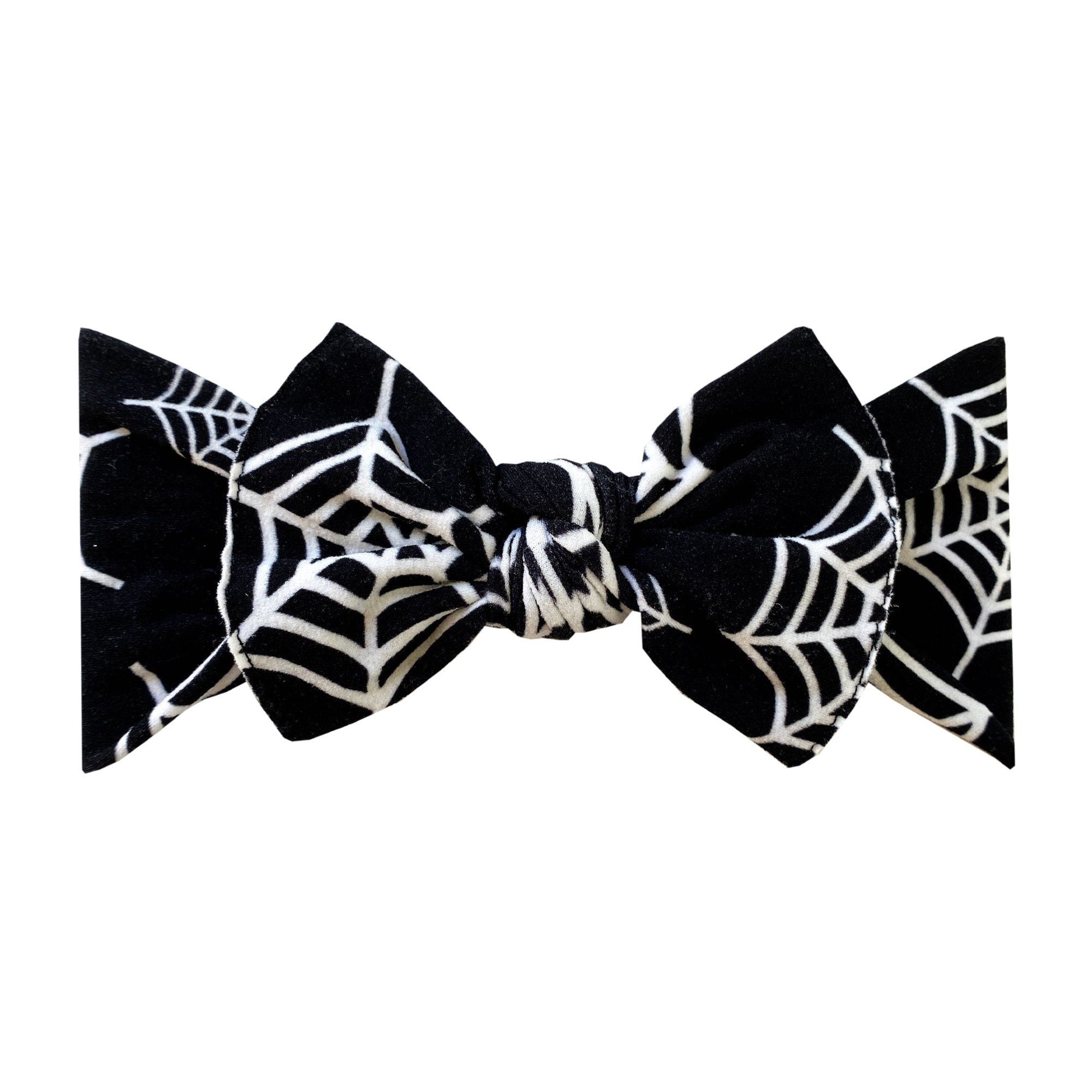 Spider Web Printed Knot Headband