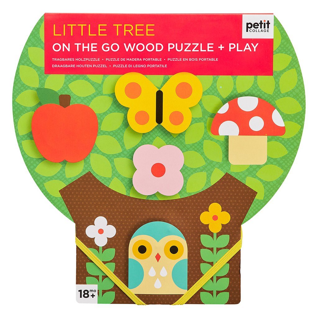 Image of Little Tree Chunky Wood Tray Puzzle