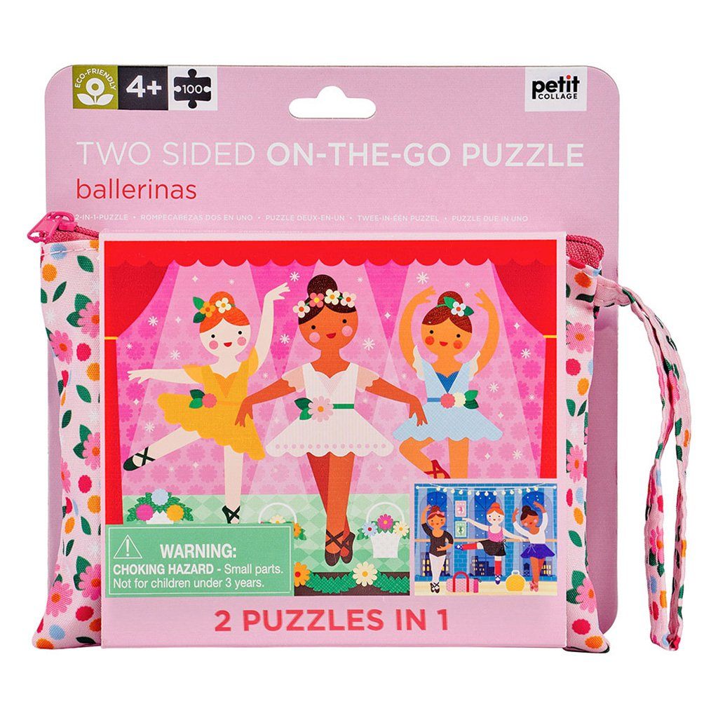 On-the-go Two Side Puzzle - Ballerina