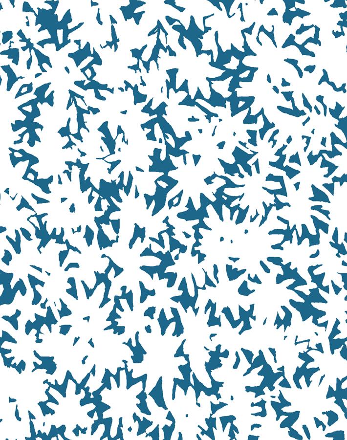 Peggy Sue Wallpaper - Traditional / Sample / Cadet Blue