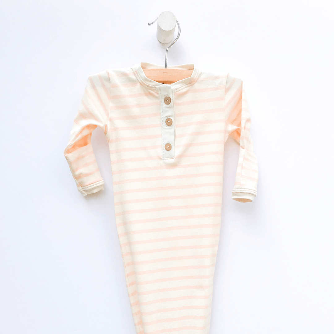 Pink Stripe Sleep Gown