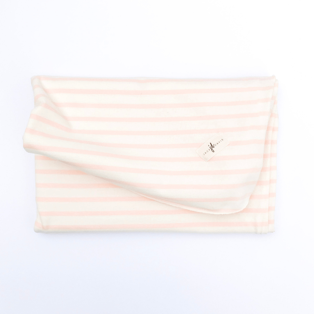 Pink Stripe Swaddle Blanket