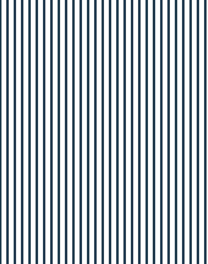 Pinstripe Wallpaper - Traditional / Sample / Navy