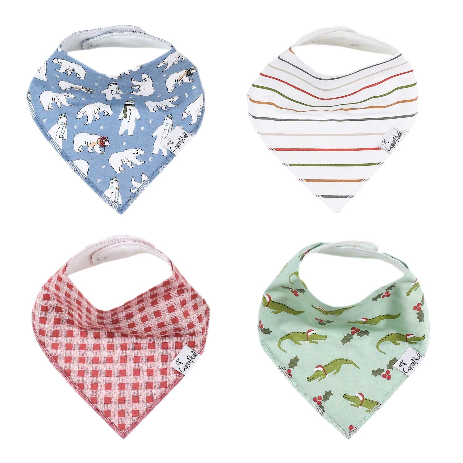 Image of Polar Baby Bandana Bib Set