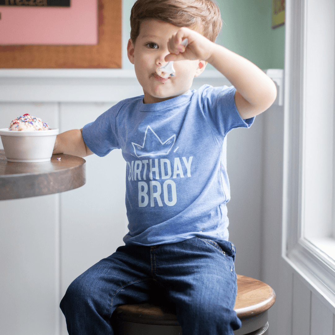 Birthday Bro Toddler Tee - 18-24m / Light Blue