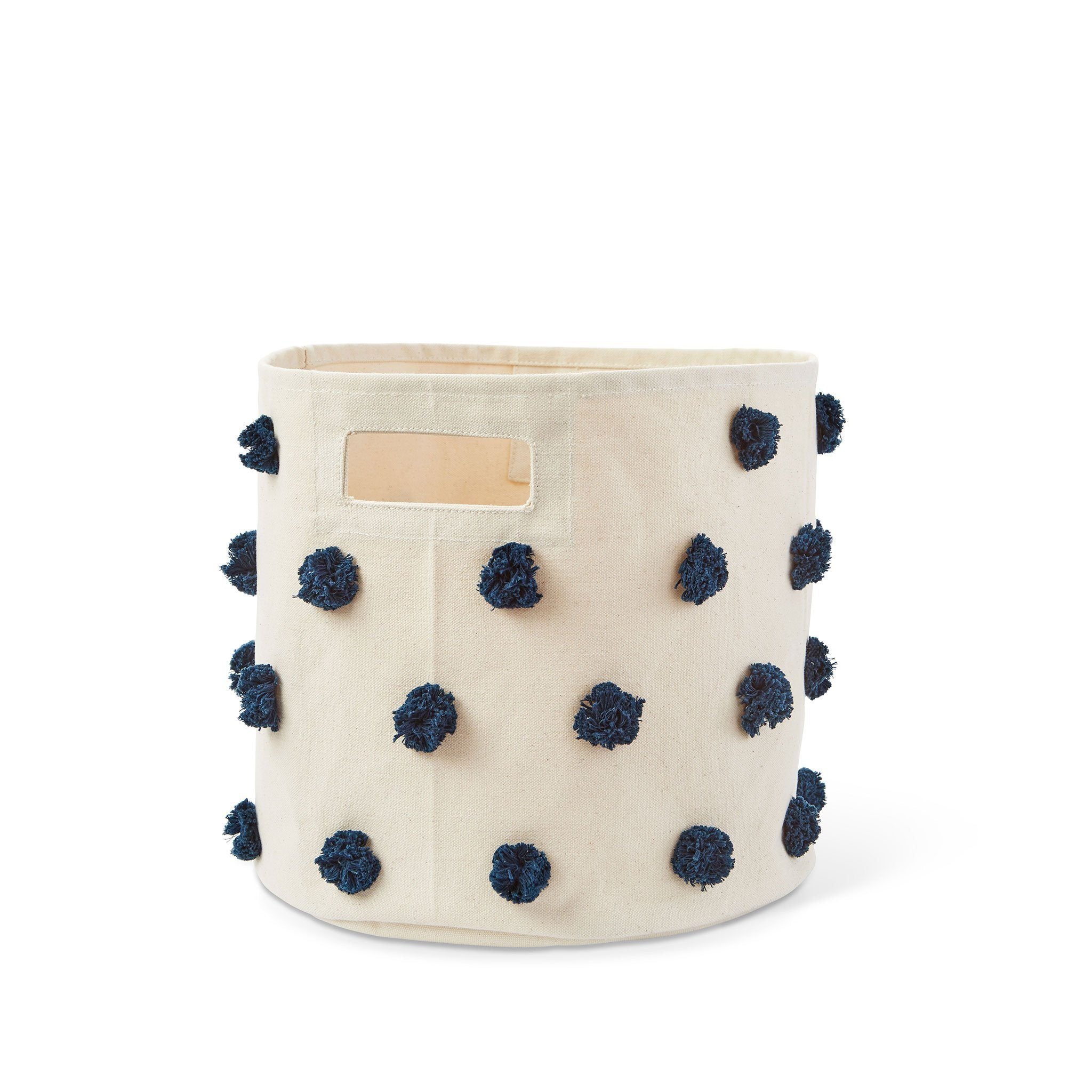 Pom Pom Storage Bin - Navy