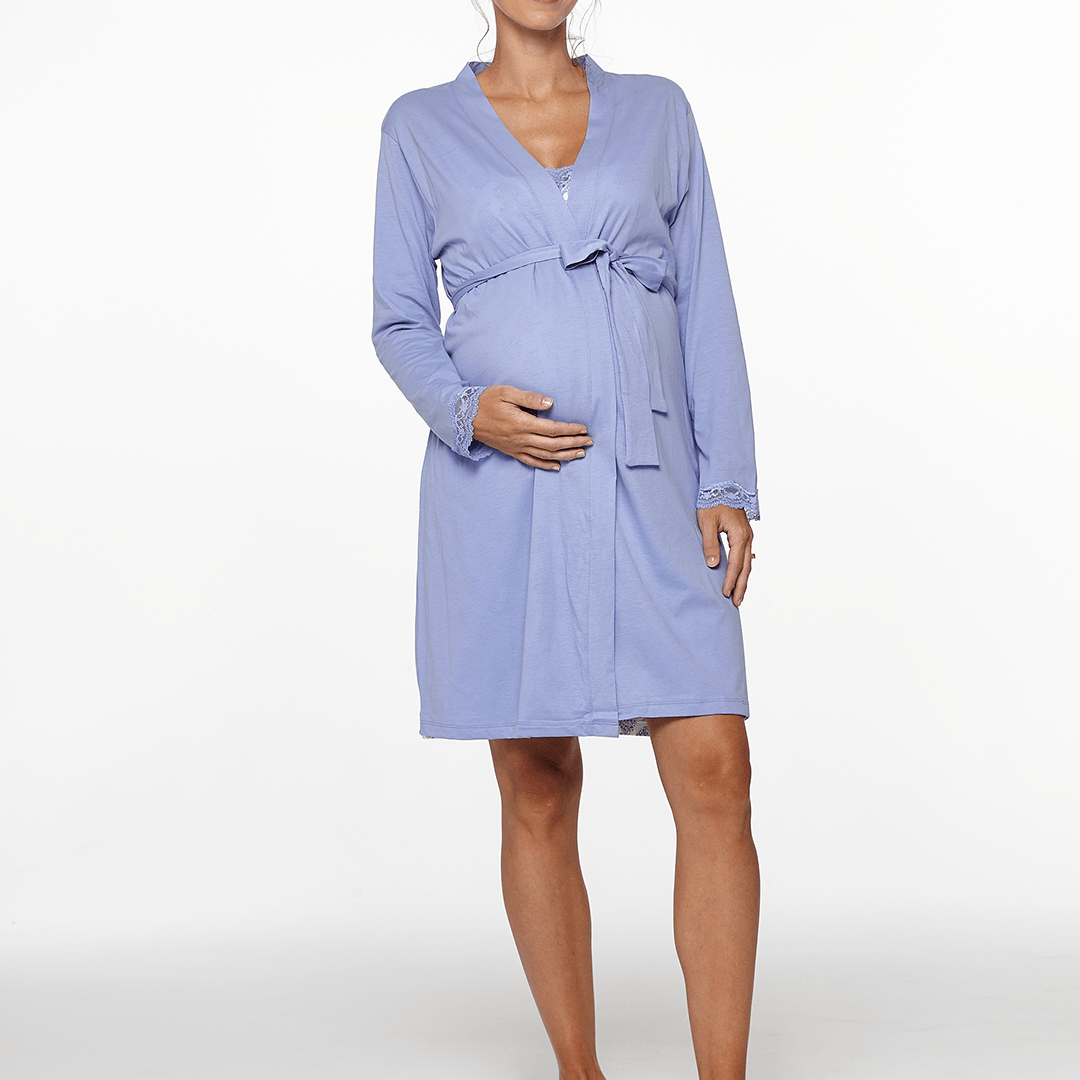 Violette Maternity + Nursing Robe - L/xl