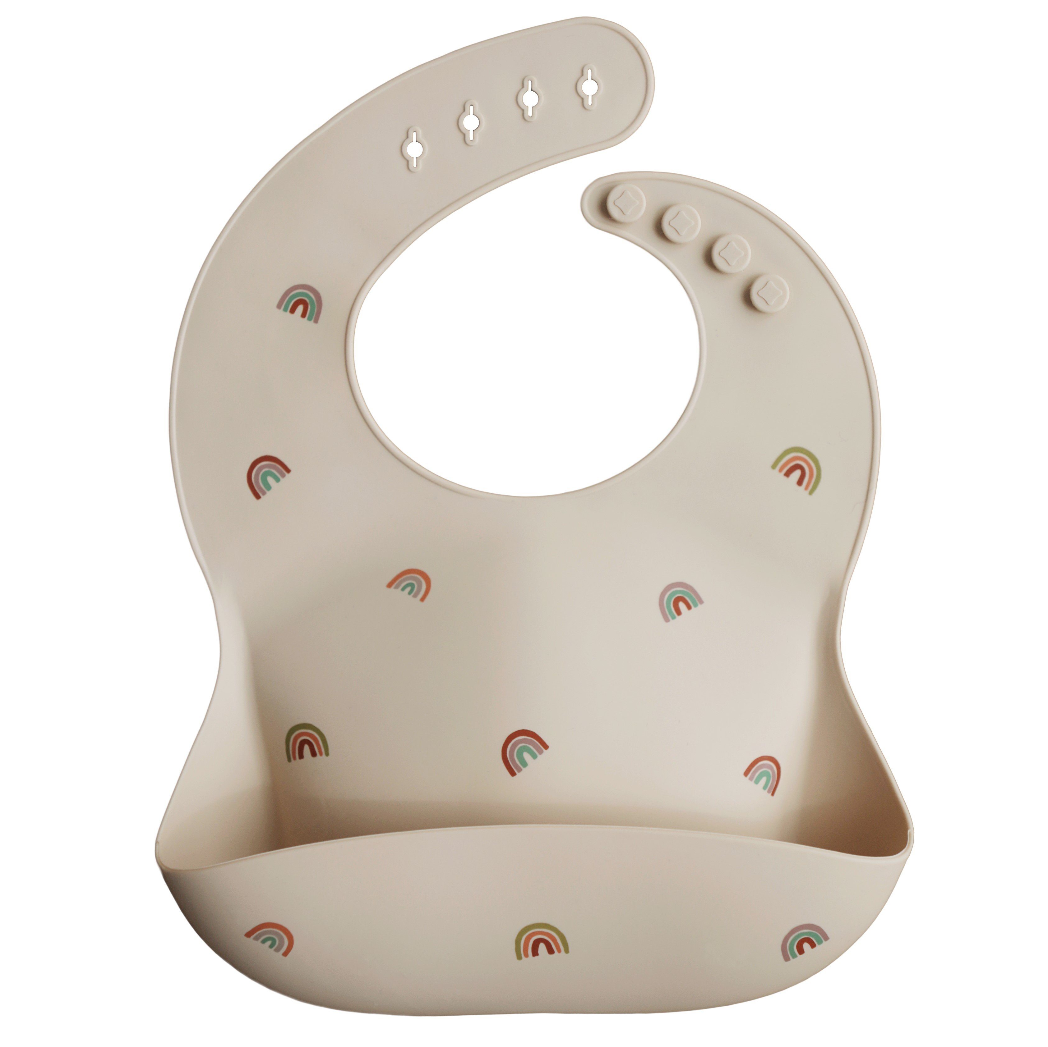 Rainbows Silicone Baby Bib