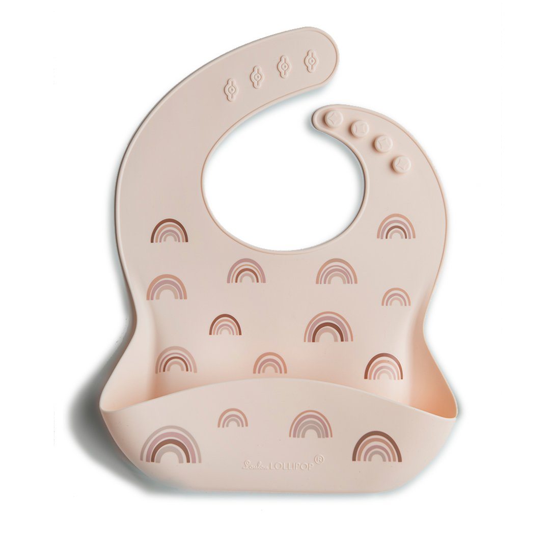 Rainbow Silicone Bib