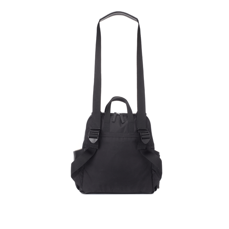 Robyn Faux Leather Diaper Bag - Black – Project Nursery