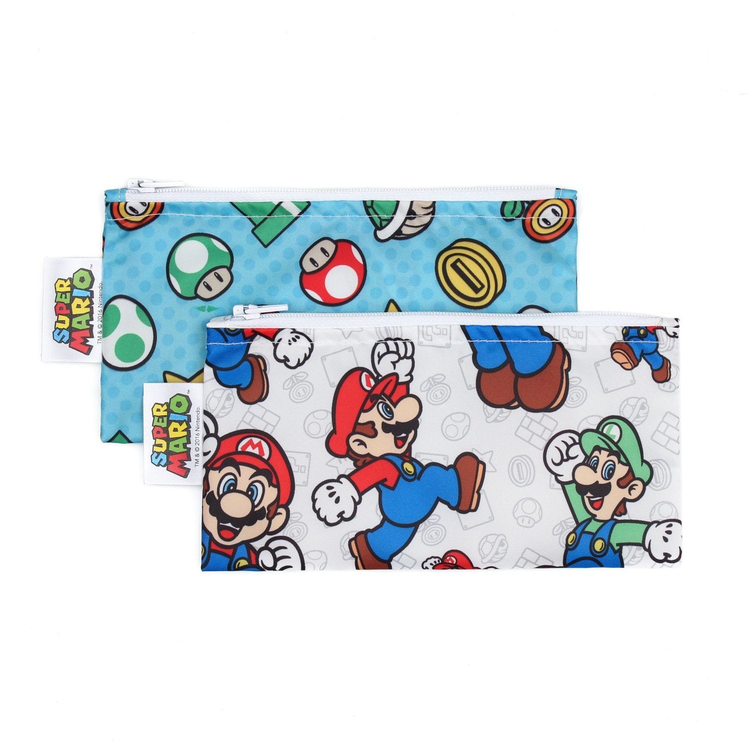 Image of Super Mario Reusable Snack Bag Set