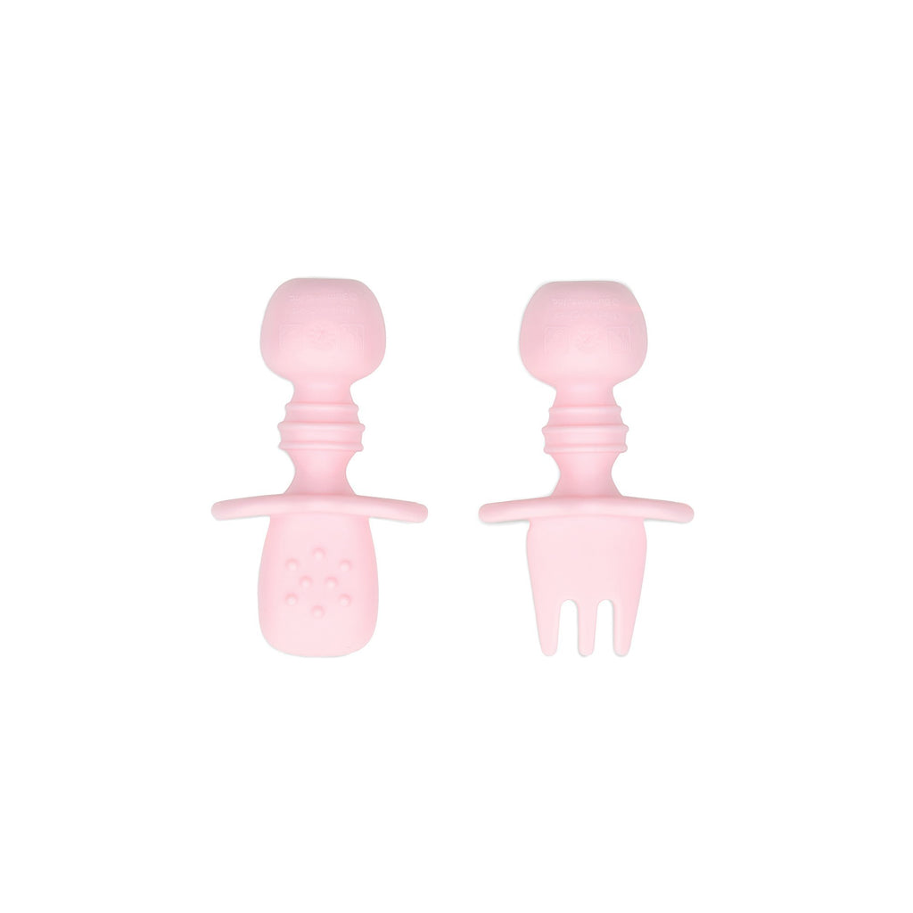 Bumkins Silicone Dipping Spoons - Minnie Black + Pink