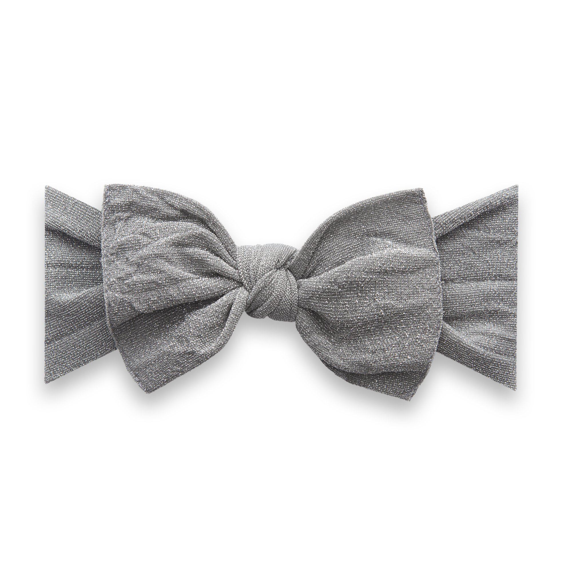 Silver Metallic Knot Headband