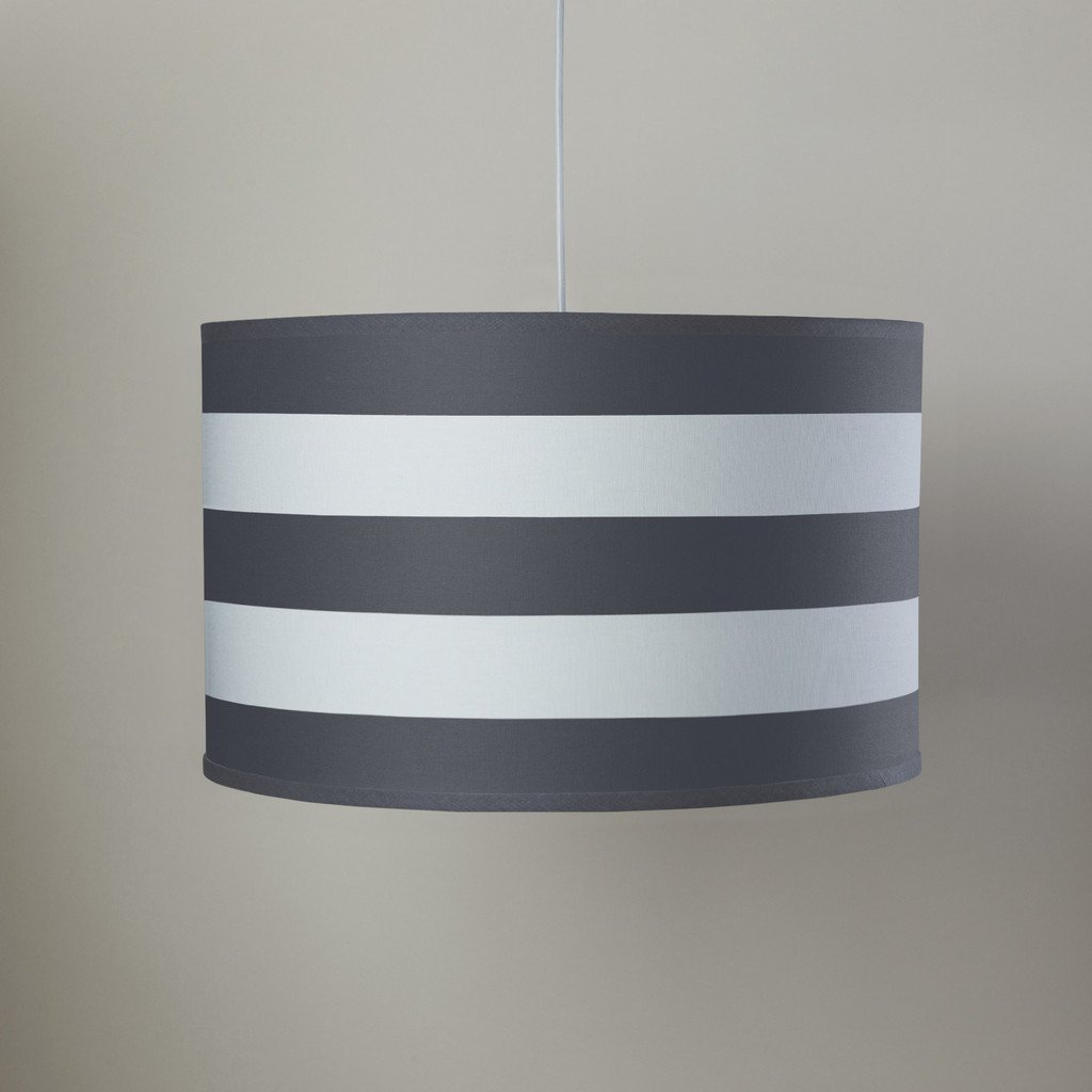 Stripe Large Cylinder - Pewter