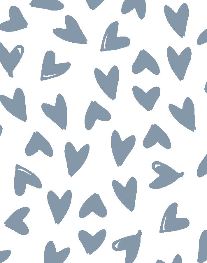 blue and white hearts wallpaper