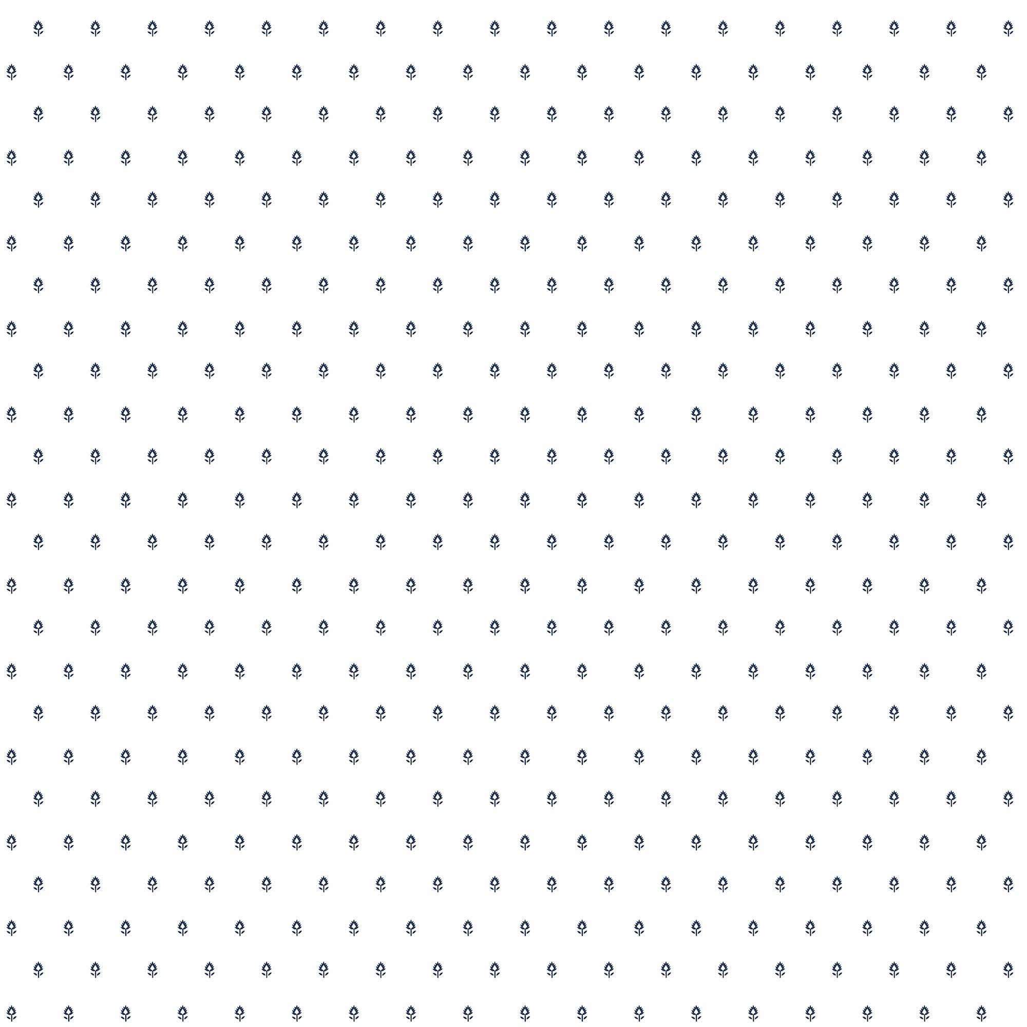 Tiny Block Print Wallpaper - Removable / Panel / Navy On White