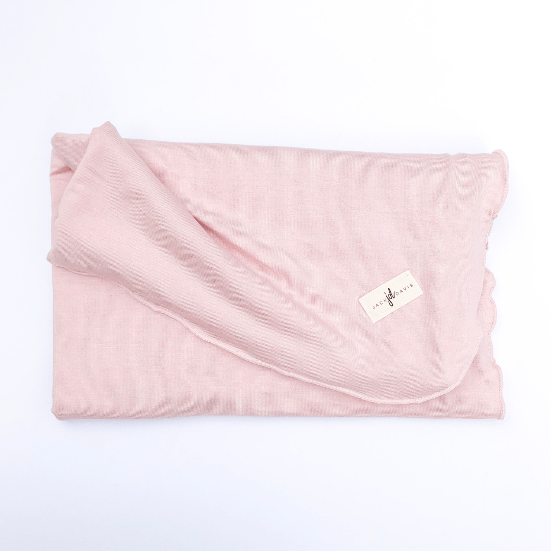 Solid Pink Swaddle Blanket