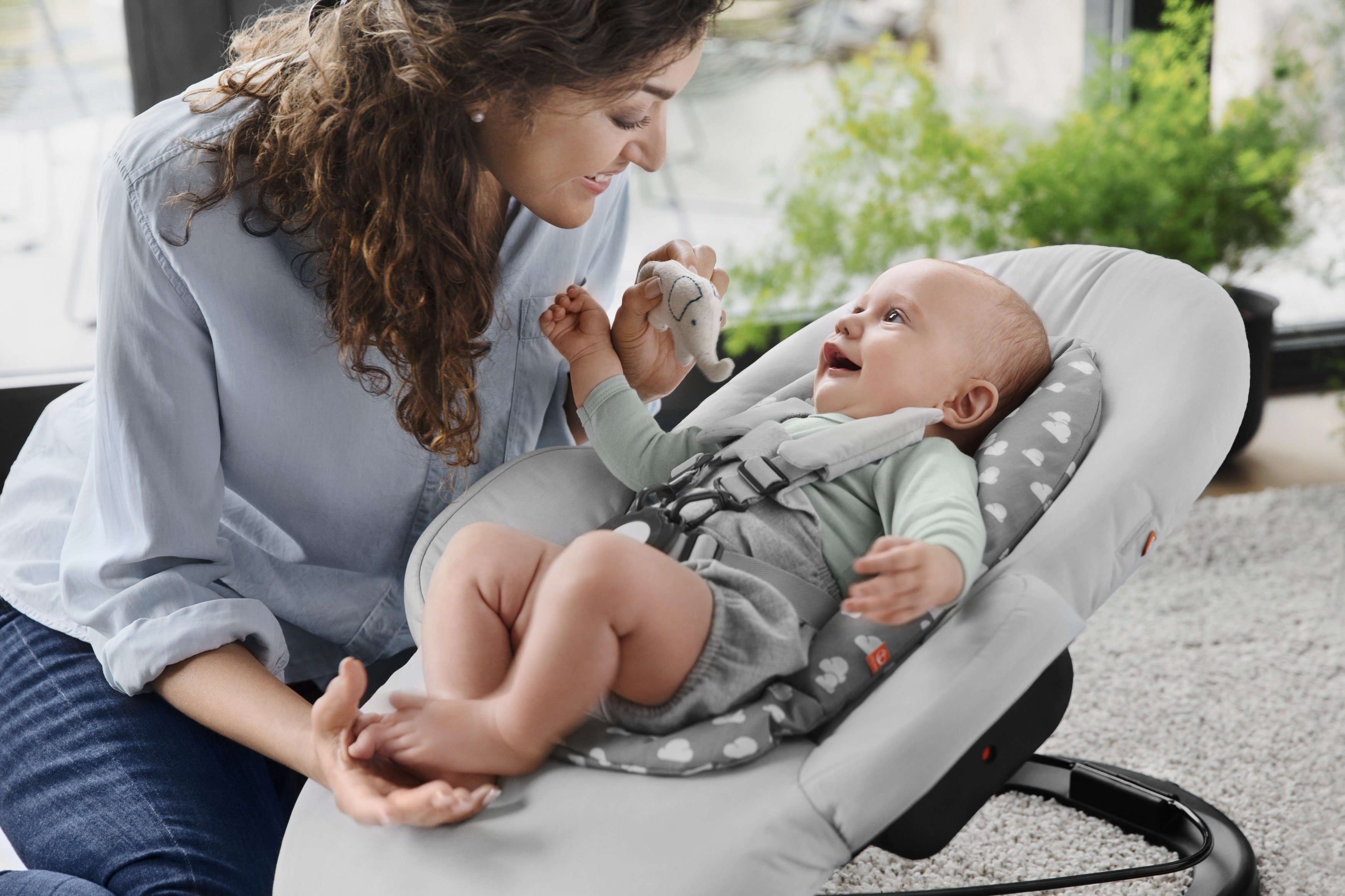 stokke steps bouncer grey clouds