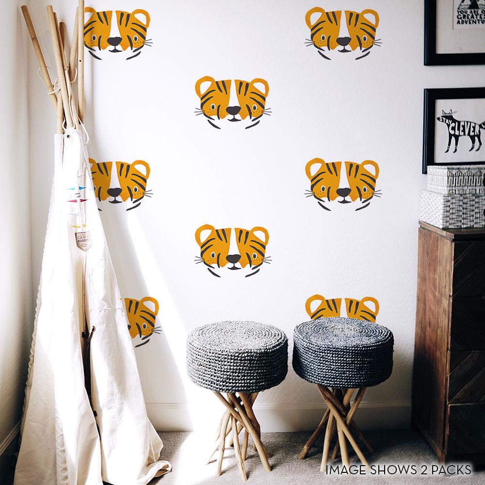 Image of Tiger Cubs Wall Decal Set