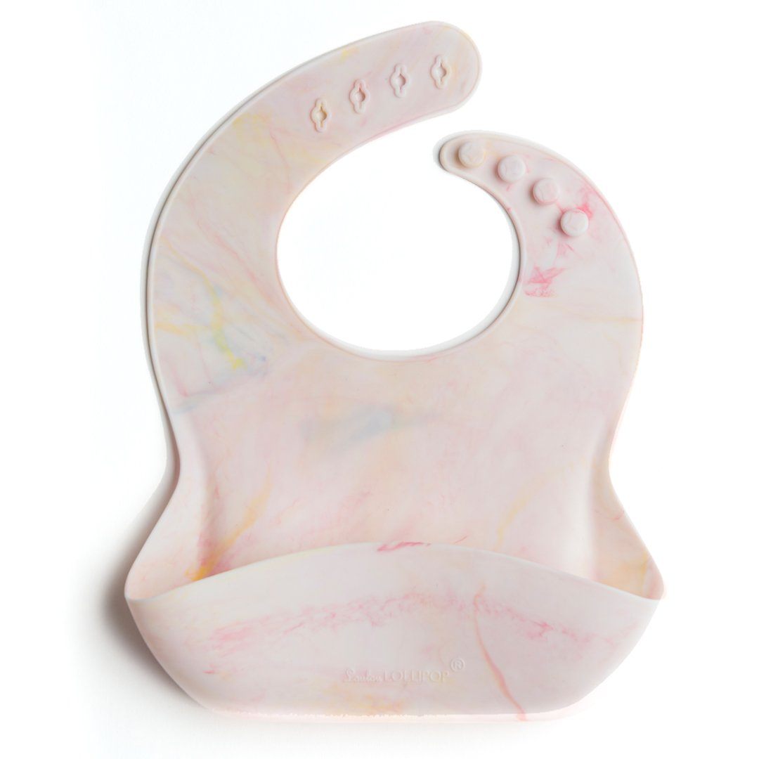 Tie-dye Rainbow Silicone Bib