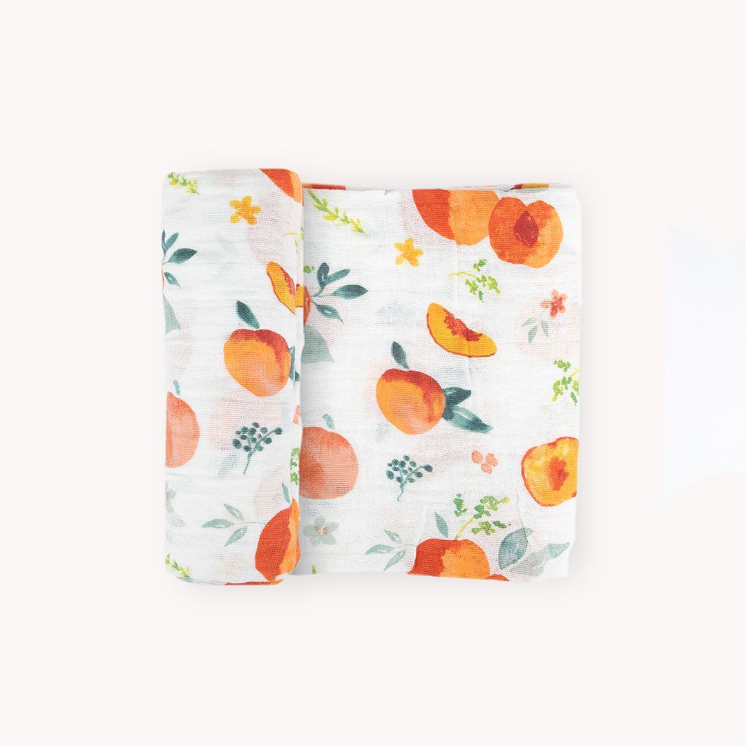 peach swaddle