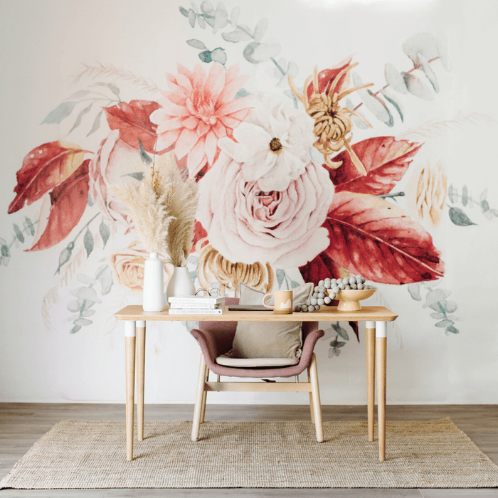 Feminine and Modern Blush Wallpapers - Domestically Creative