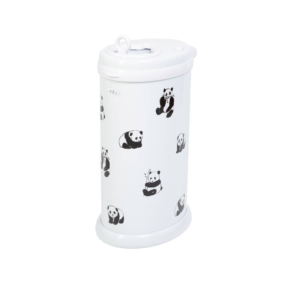 Pn X Ubbi Diaper Pail Decals - Panda