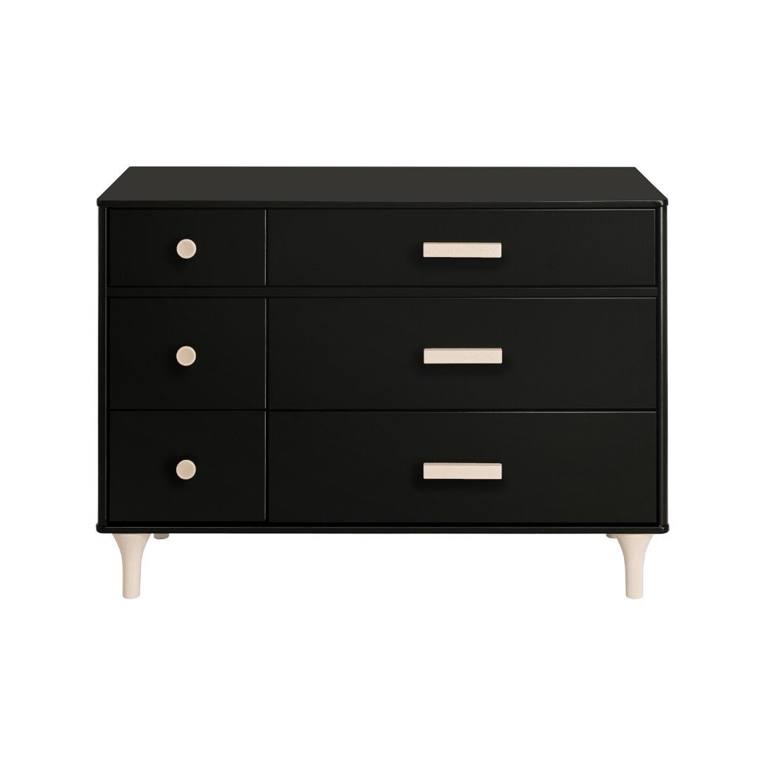 Lolly 6-drawer Double Dresser - Black