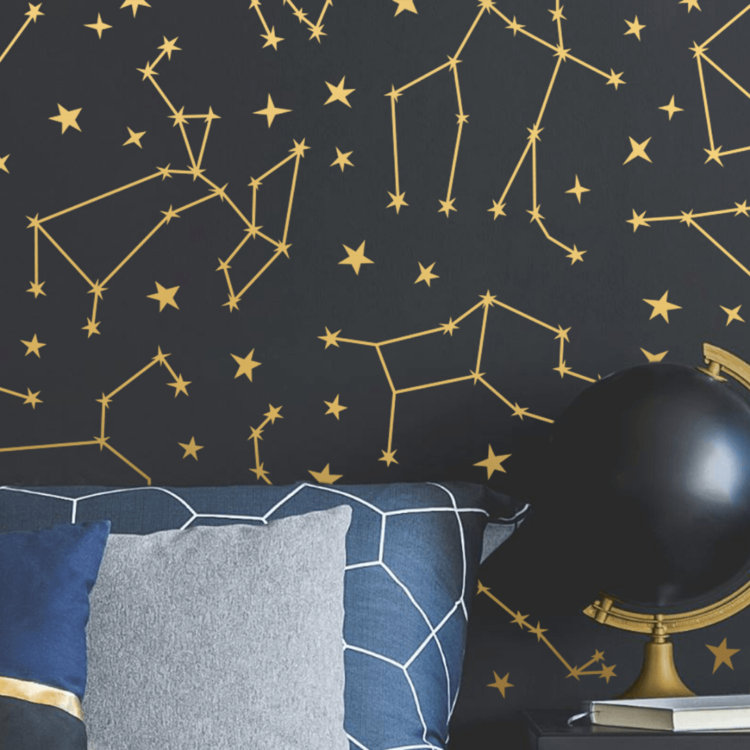 Zodiac Constellation Wall Decal Set - Sample