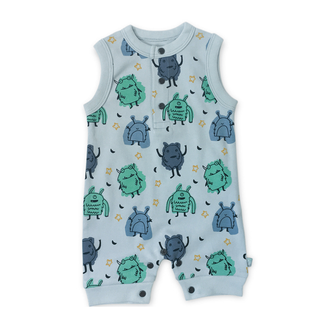 Monsters Tank Romper - 3-6m