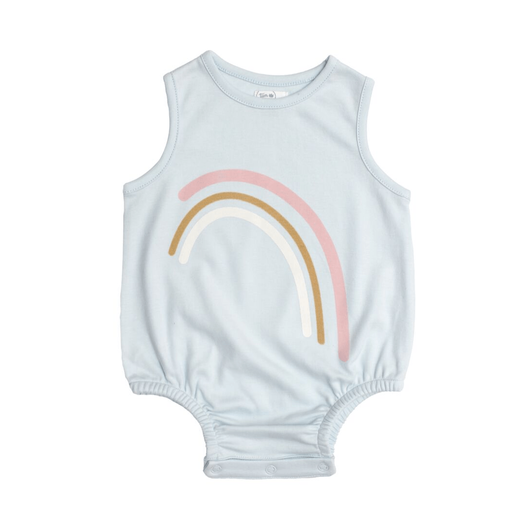 Rainbow Bubble Romper - 6-12m