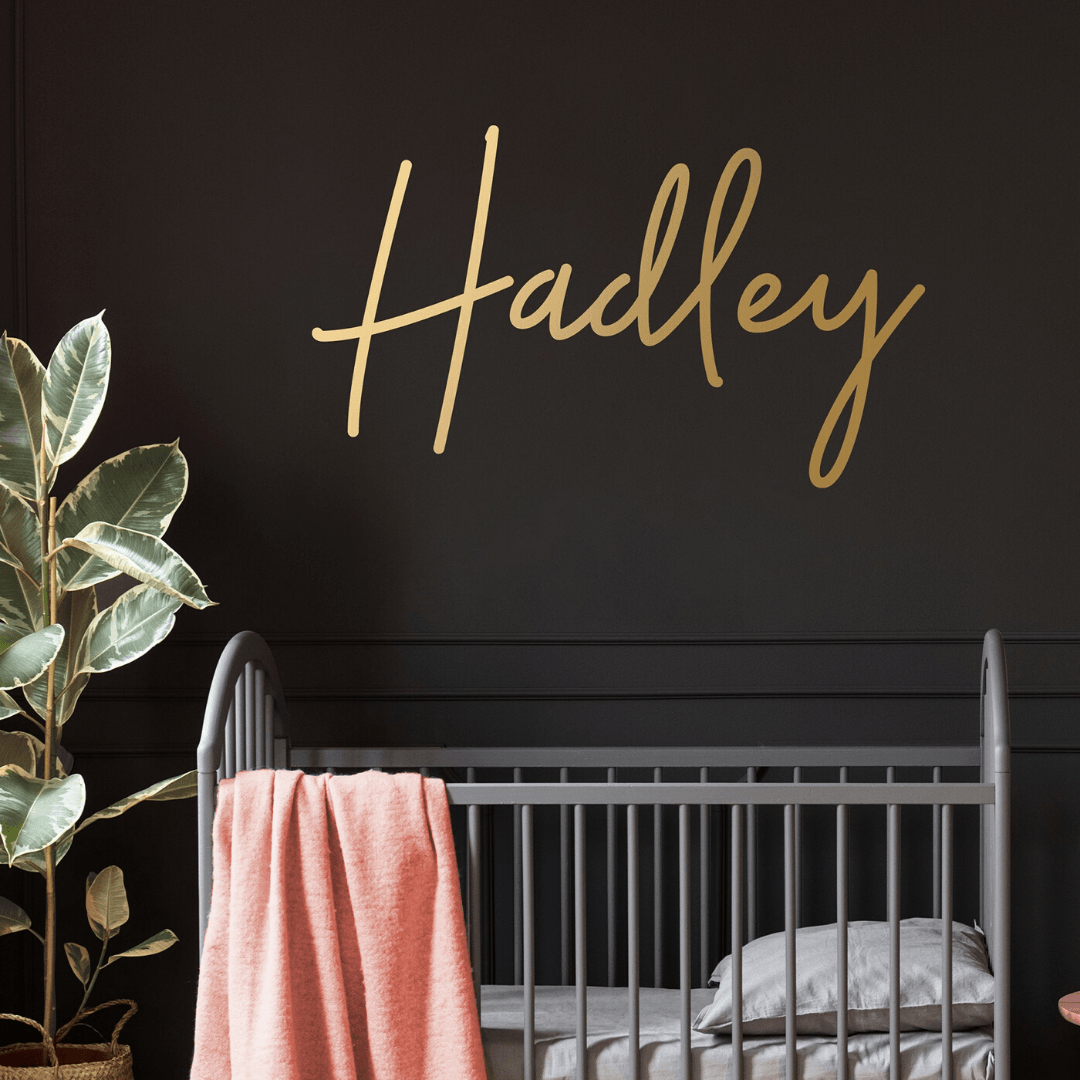 Image of Personalized Name Wall Decal - Choose Your Color