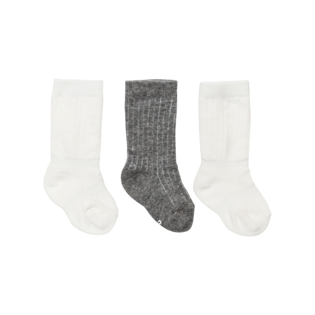 Gender Neutral Socks - Set Of Three - 0-9m