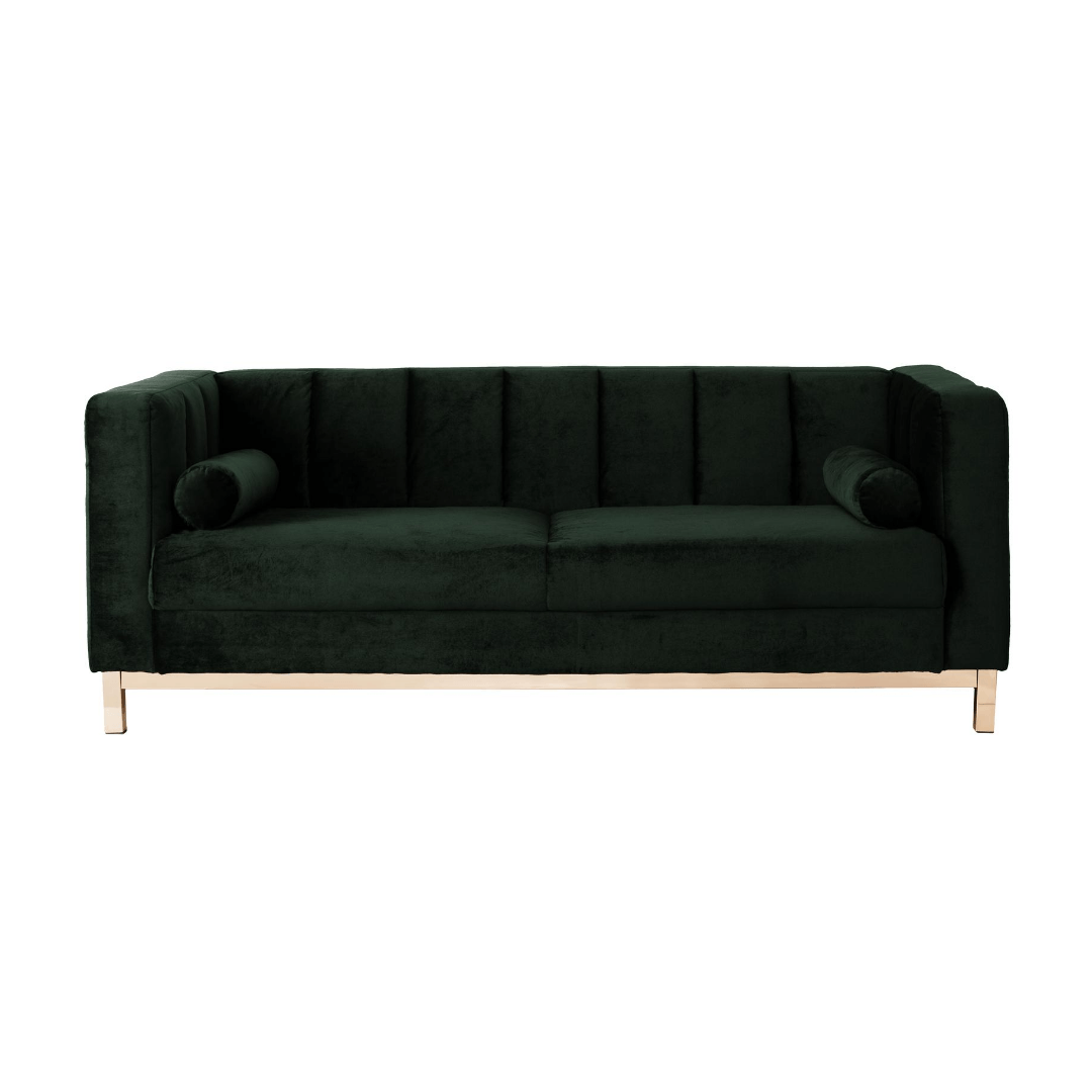 Innika Settee - Forest Green