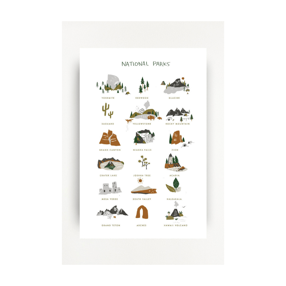 Image of National Parks Art Print