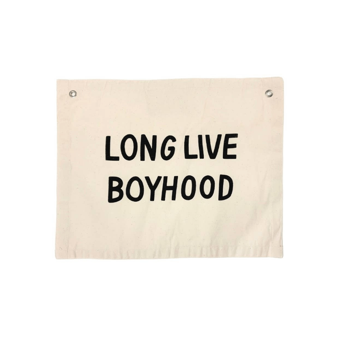 Image of Long Live Boyhood Banner - Natural