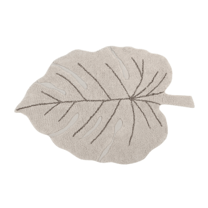 Monstera Leaf Rug | Large Leaf Rug | Project Nursery