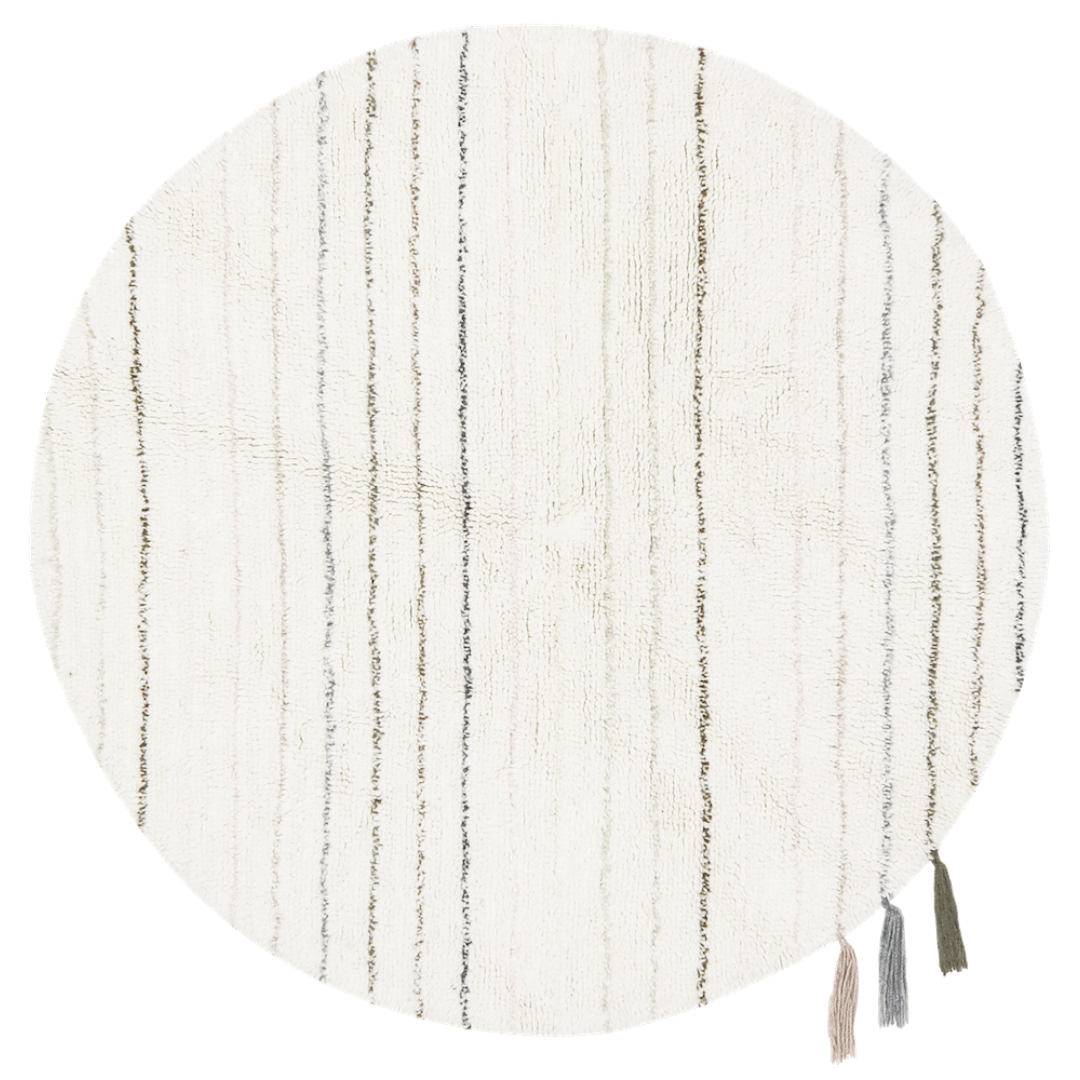 Image of Arona Round Woolable Rug