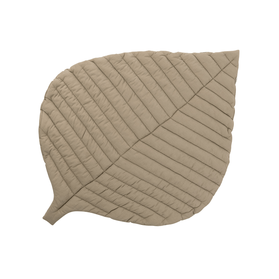 Image of Organic Leaf Mat - Tan