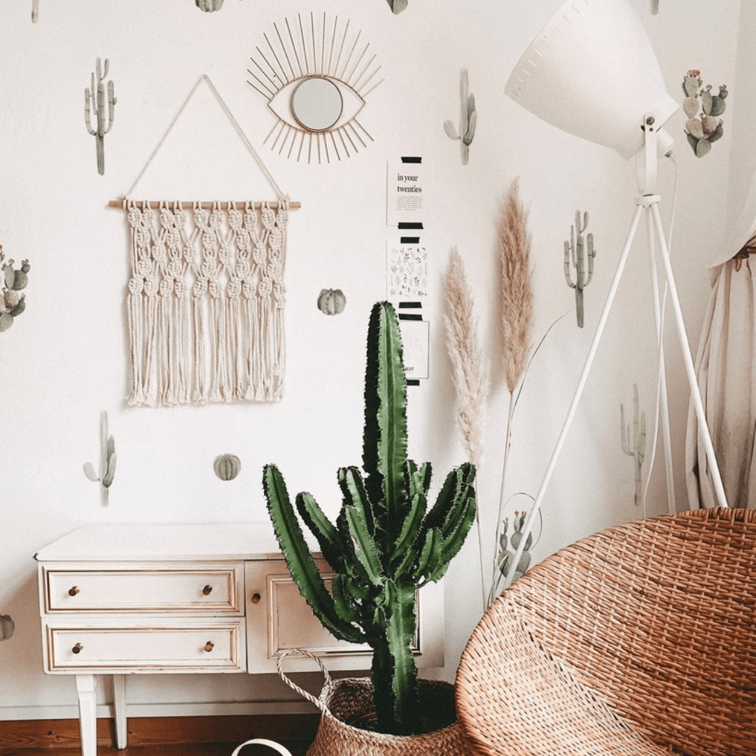 Mini Cactus Garden Decals