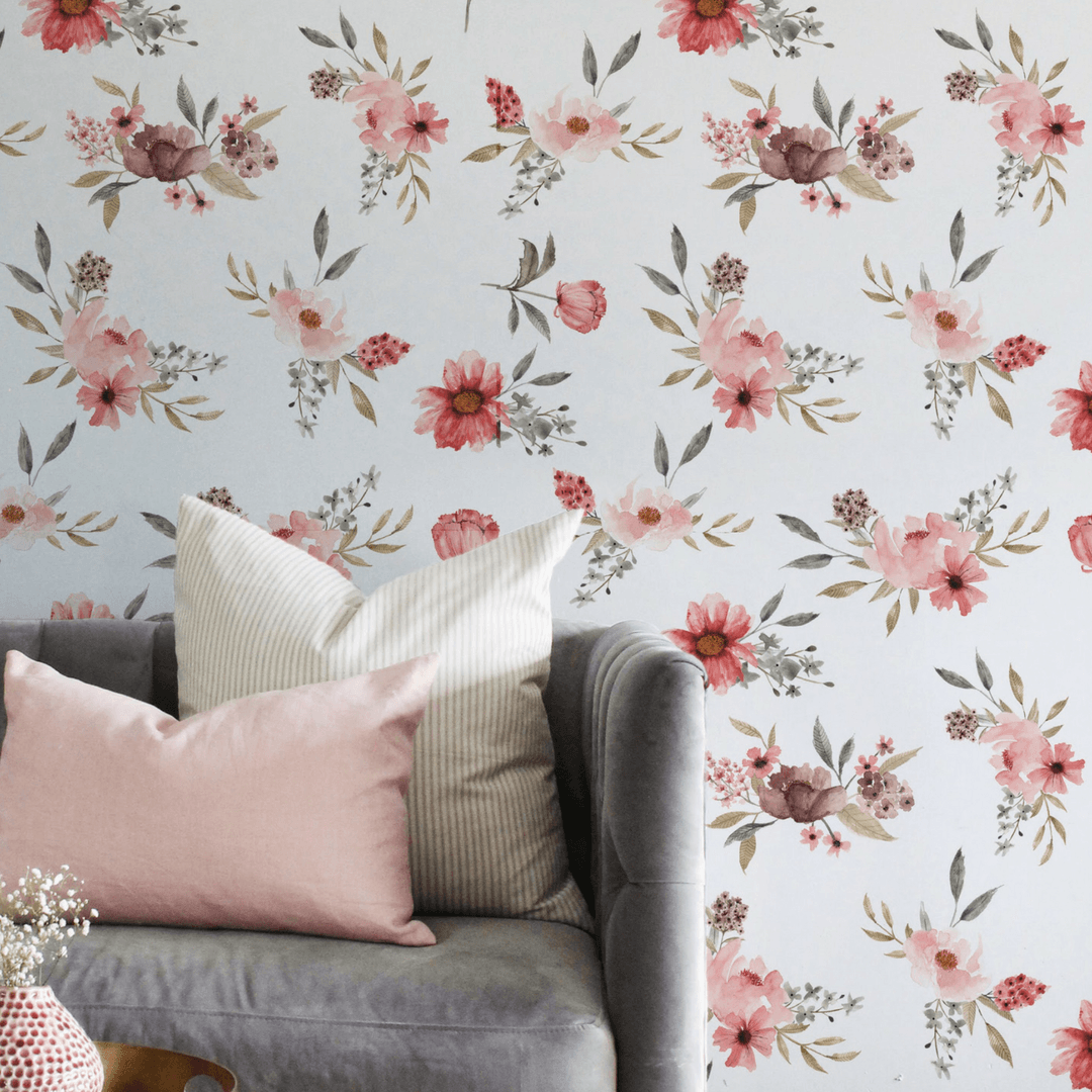 Tea Time Wallpaper - Double Roll - 46" X 10ft