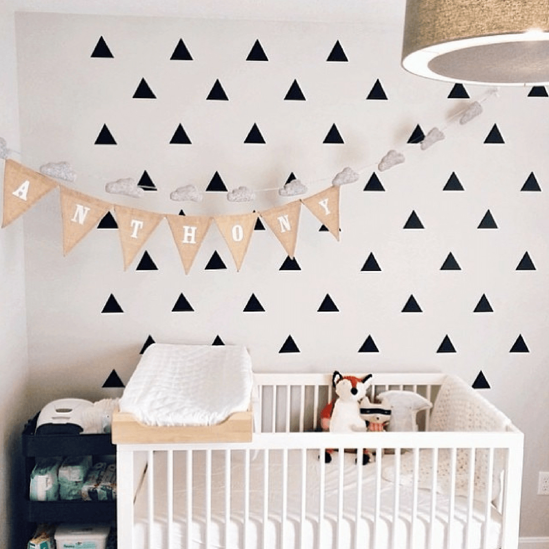 Triangle Wall Decals, Multiple Colors | Triangle Wall Stickers ...