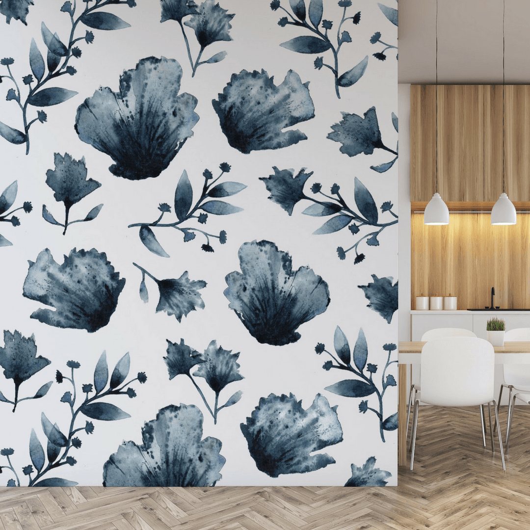 Water Ink Floral Wall Decals Project Nursery