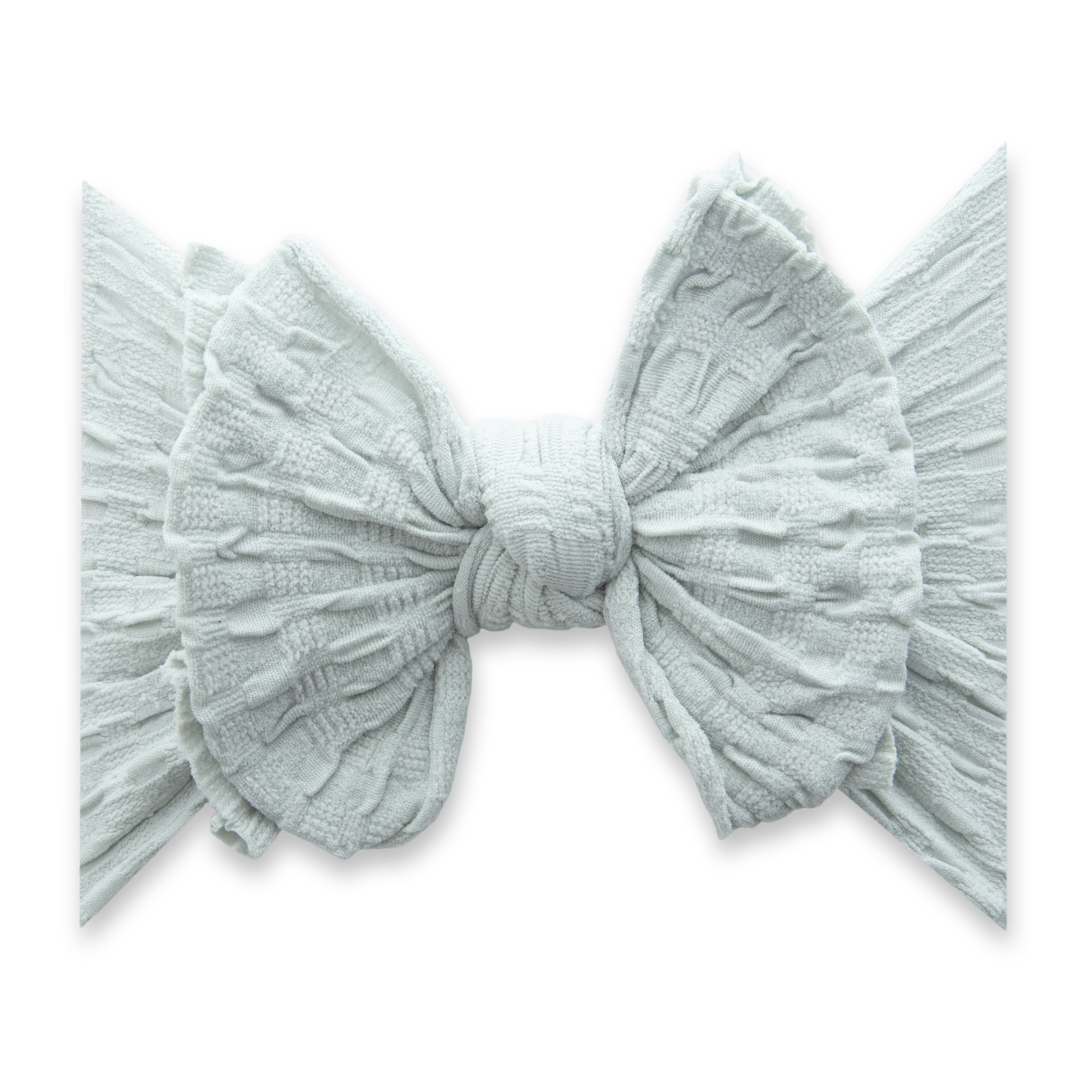 Dove Grey Fab-bow-lous Knot Headband