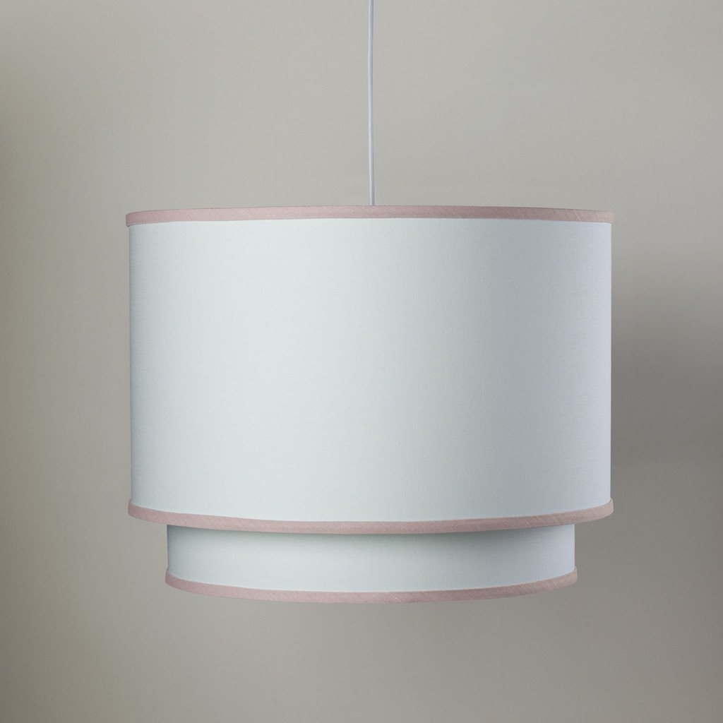 White Double Cylinder - Blush