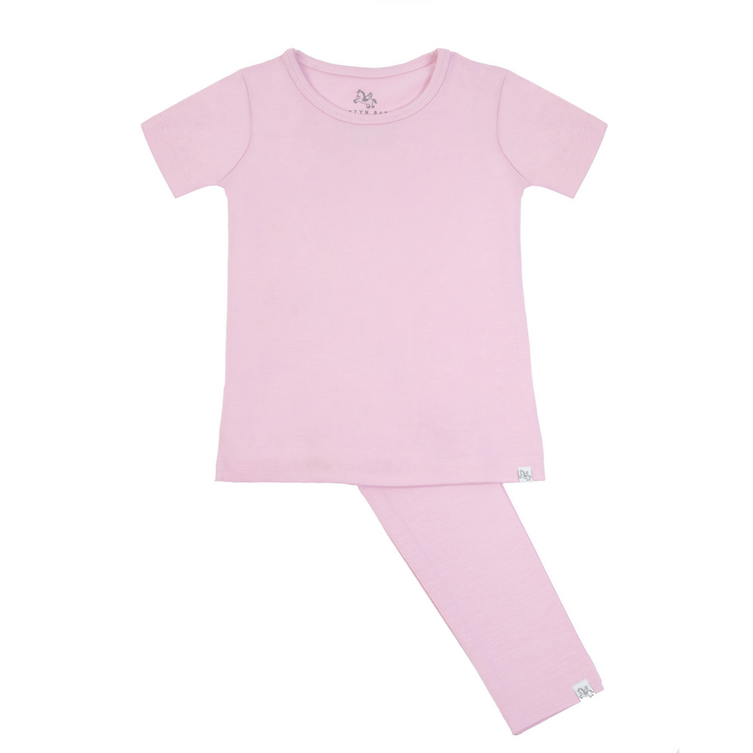Short Sleeve Pajama Set - Sit Back And Lilac - 12-18m