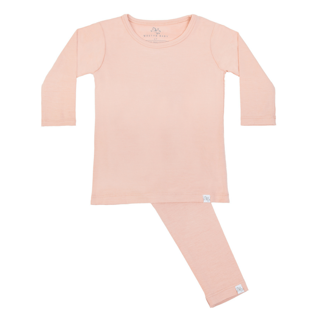 Long Sleeve Pajama Set - Sun Kissed By A Rose - 18-24m